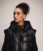 WMN Vegan Leather Puffer