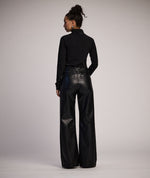 WMN Vegan Leather Wide Leg