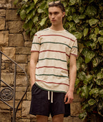 Distorted Vita Striped Crew Neck