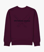 Uncharted Print Embroidery Blades Crew Neck