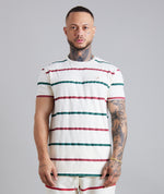 Distorted Vita Striped Crew Neck